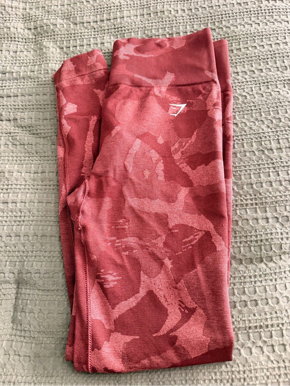 Gymshark Pink Camo Seamless Leggings